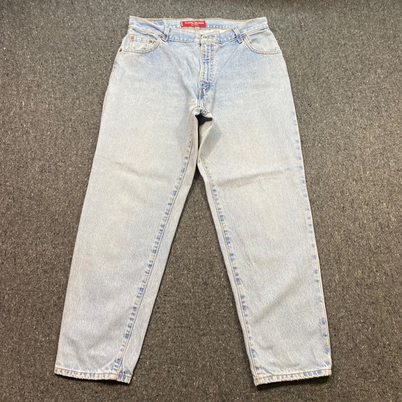 Levi's Denim - Levi 550 Jeans 16 Womens Light Blue Skater Classic Relaxed Tapered Leg TShirt